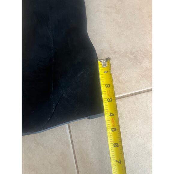 Gianni Bini Gabor Suede Pointed Toe Wedge Boots 9M - Picture 5 of 6